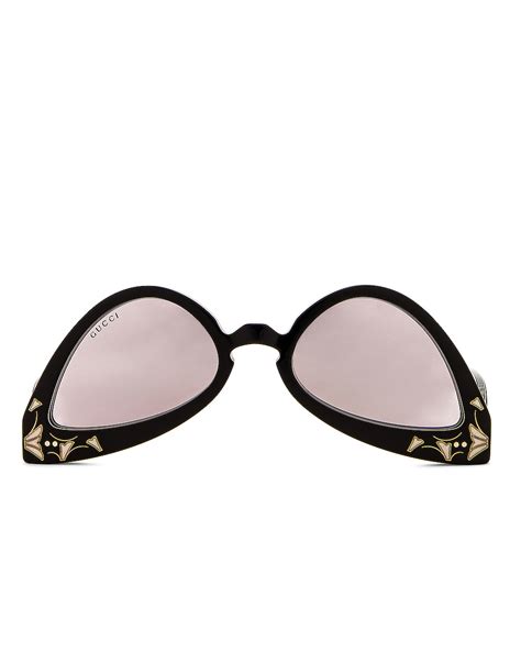 gucci upside down sunglasses|gucci inverted cat eye glasses.